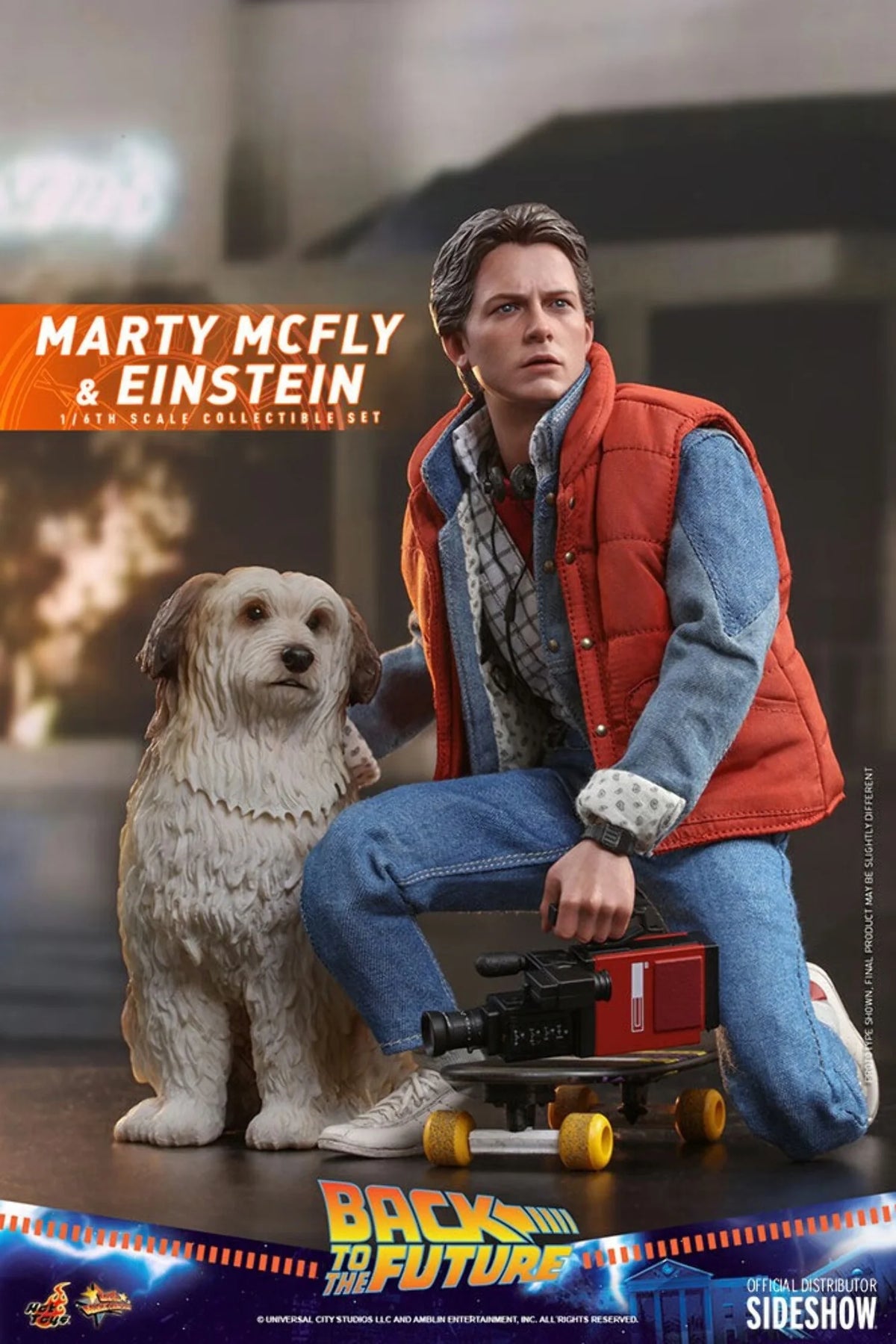 1/6 Marty McFly with Einstein Figure E12901