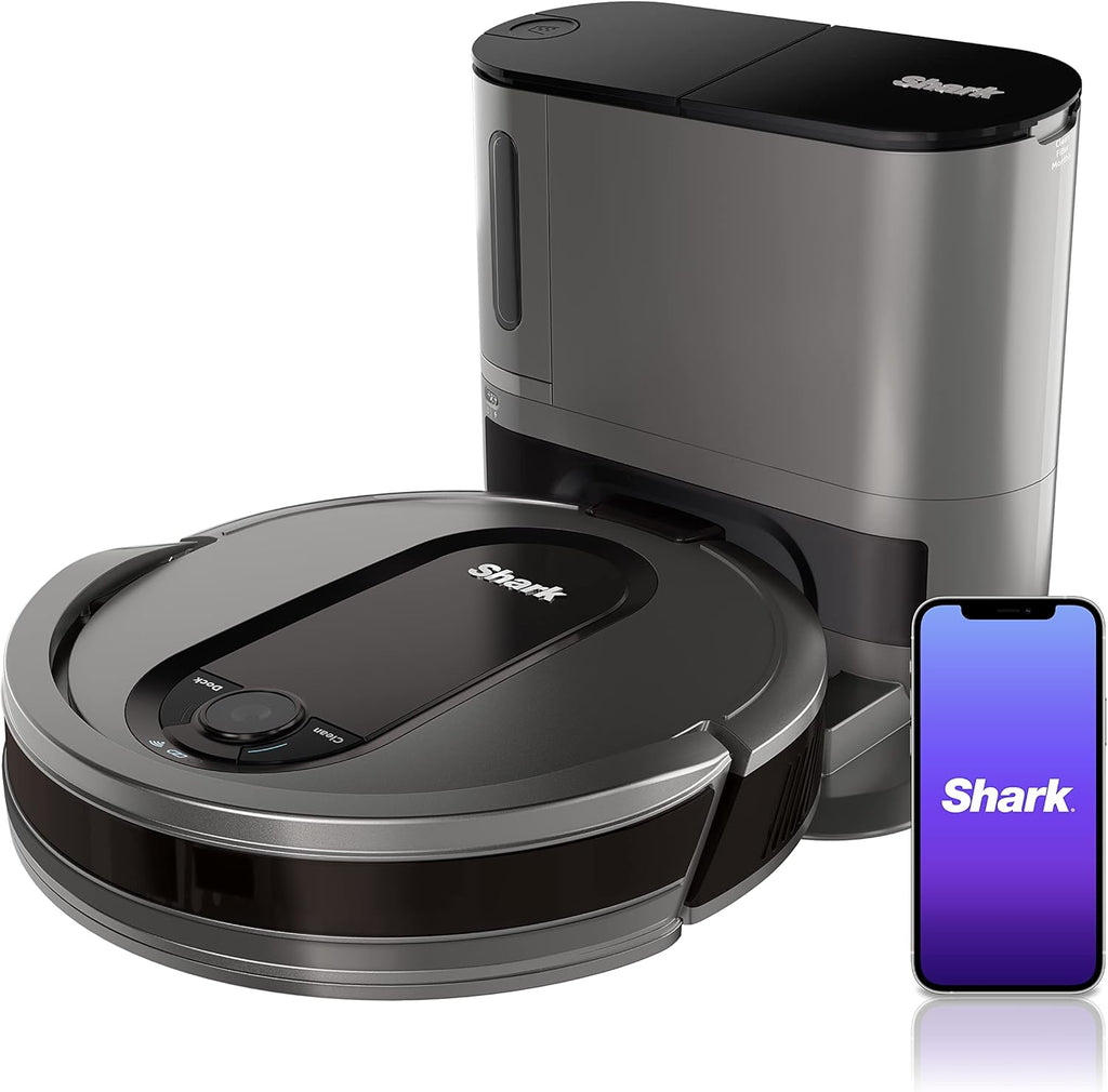 Black Robot Vacuum with Self-Empty Base C8430