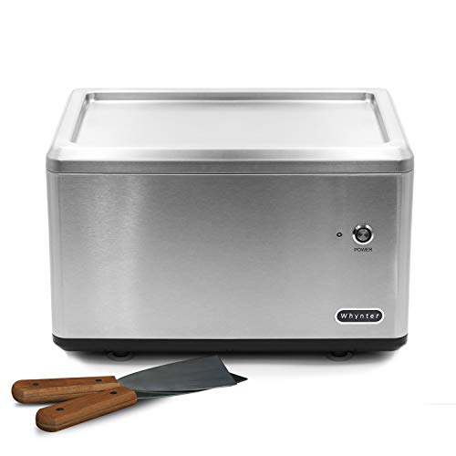 0.5-Quart Stainless Steel Rolled Ice Cream Maker with Compressor R181405