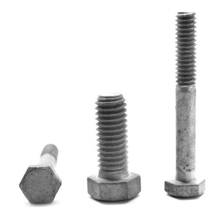 1 inch-8 x 10 inch Coarse Thread Grade 5 Hex Cap Screw Hot Dip Galvanized Pk 20 H5422
