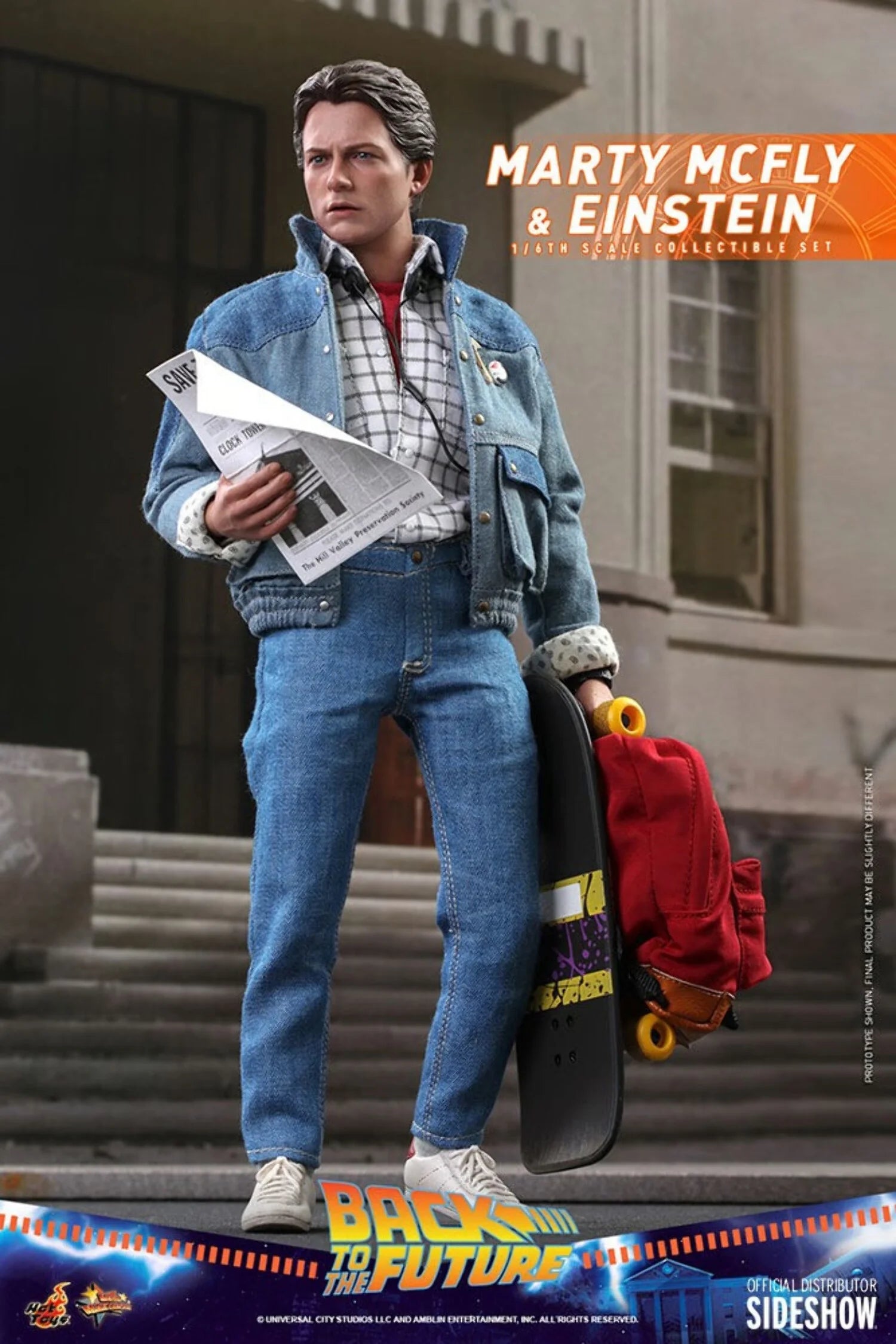 1/6 Marty McFly with Einstein Figure E12901