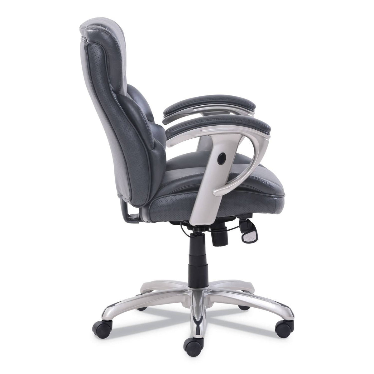 Gray Leather Task Chair G5288