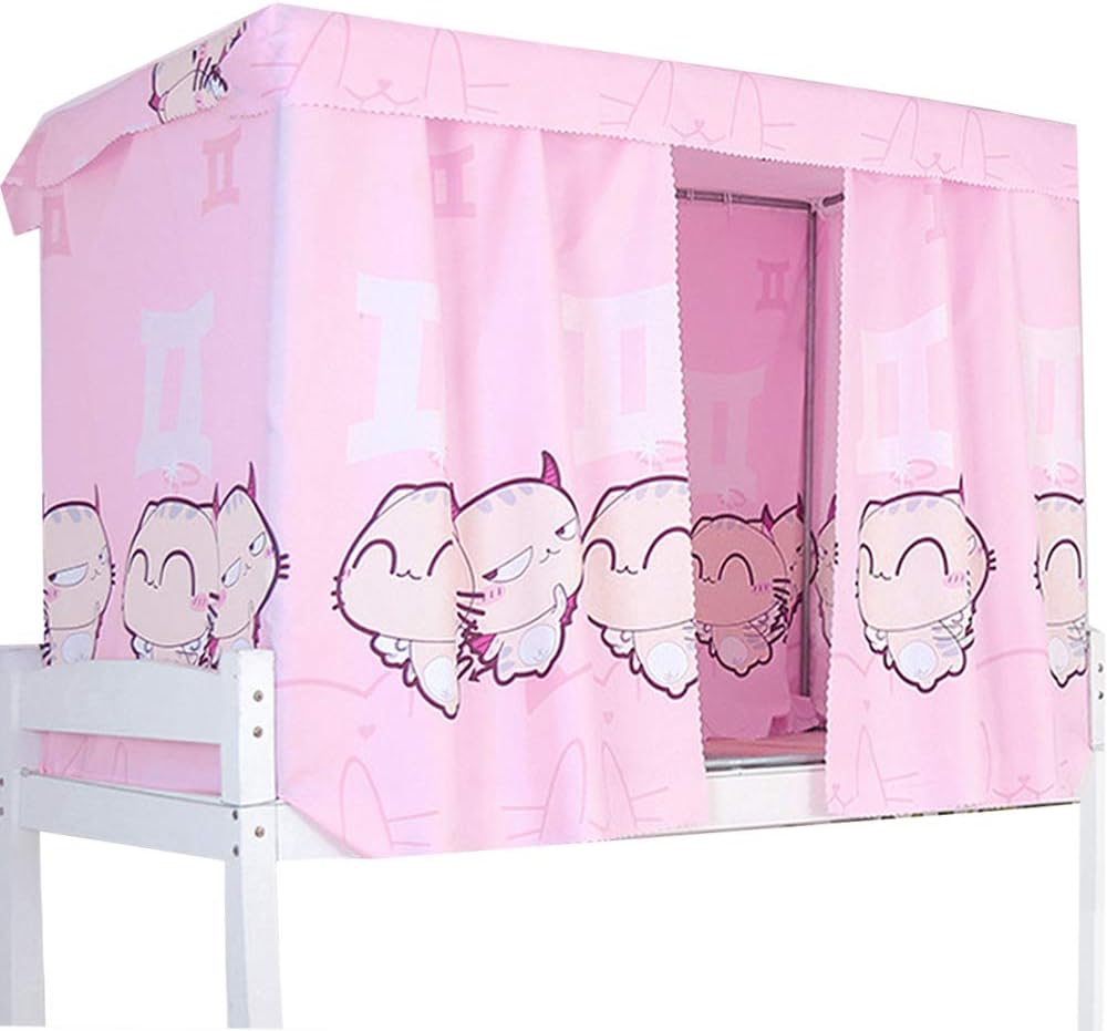 Pink Bed Canopy Curtain 3pcs I84818