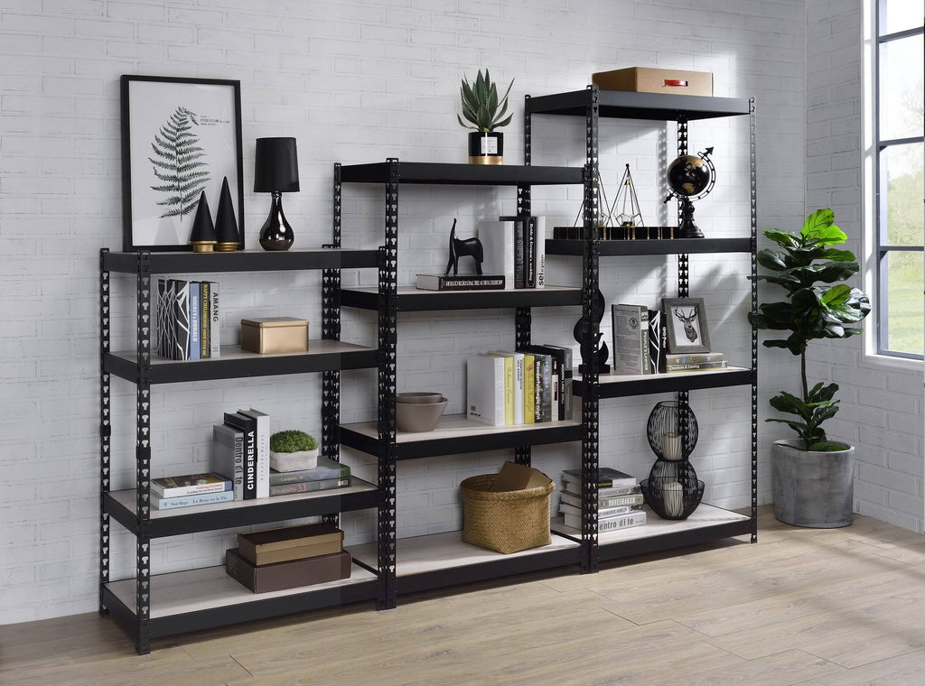 Natural & Black Finish Bookshelf P487